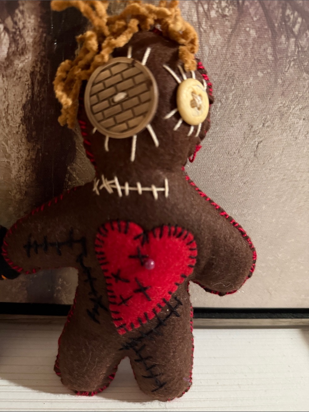 Homemade voodoo dolls. Set of two. - Picture 3 of 4